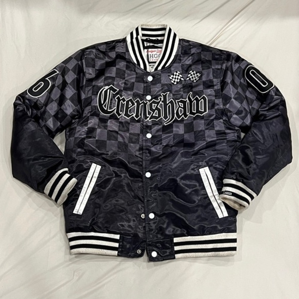 Crenshaw Nipsey Hussle Victory Lap Satin Jacket - Men's XL‎ - Streetwear